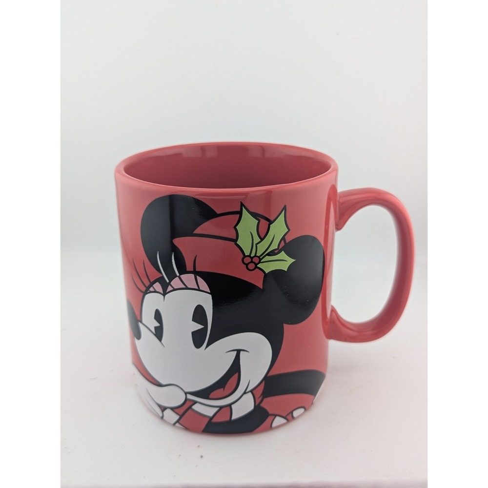 M1 Disney Minnie Mouse Oversized Jumbo Holiday Christmas Coffee Mug 24oz